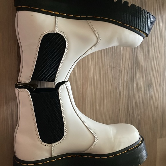 White Dr Marten 2976 Quad - Picture 6 of 8
